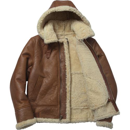 Details on Supreme Schott B-3 Shearling Jacket None from fall winter 2014