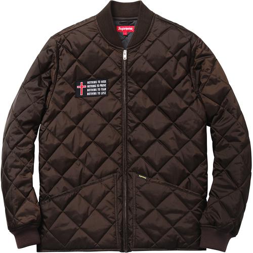 Details on Quilted Work Jacket None from fall winter 2014