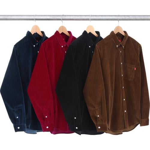 Supreme Heavy Corduroy Shirt for fall winter 14 season