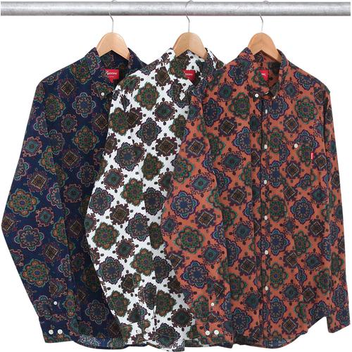 Supreme Ottoman Shirt for fall winter 14 season