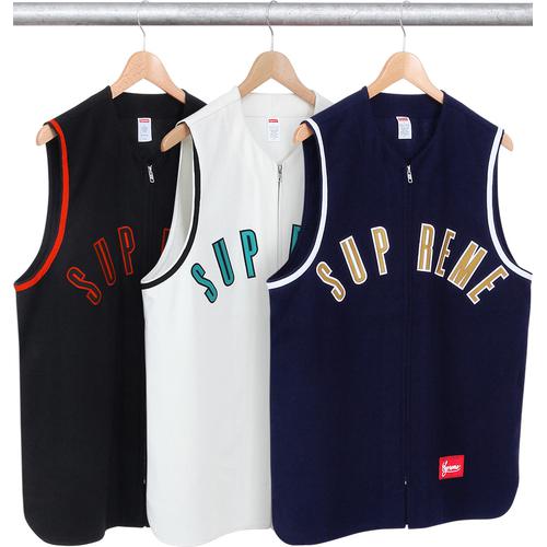 Supreme Sleeveless Baseball Jersey for fall winter 14 season