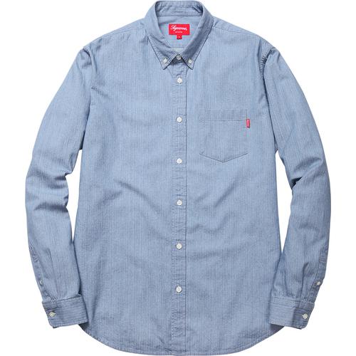 Details on Herringbone Denim Shirt None from fall winter
                                                    2014