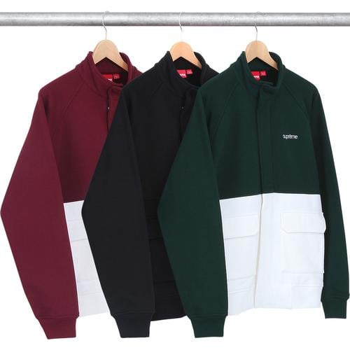 Supreme Fleece Warm Up Jacket for fall winter 14 season