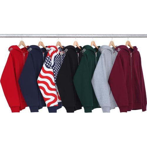 Supreme 3M Reflective Logo Thermal Zip Up for fall winter 14 season