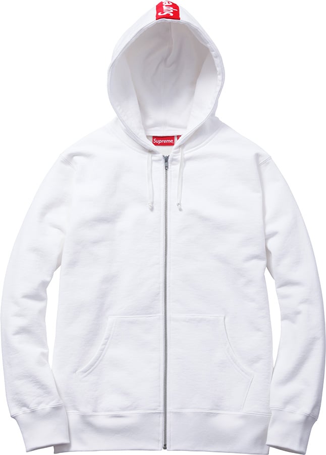 2014aw Supreme Tape Logo Zip Up Hooded L