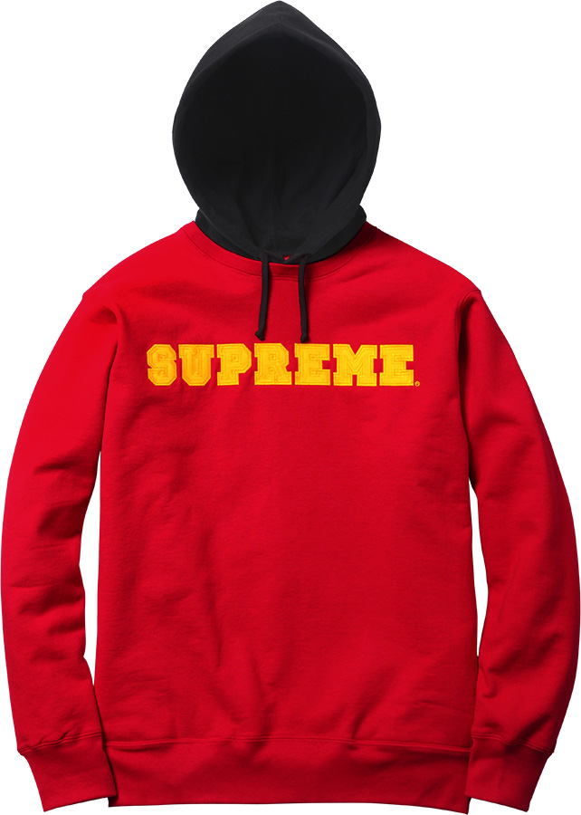 Hooded Crewneck Pullover - fall winter 2014 - Supreme