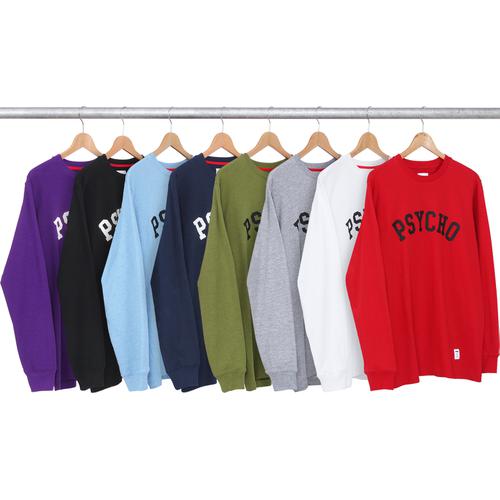 Supreme Psycho L S Top for fall winter 14 season