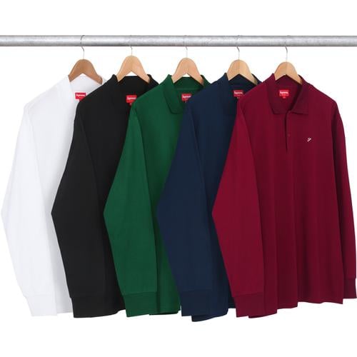 Supreme Solid L S Polo for fall winter 14 season