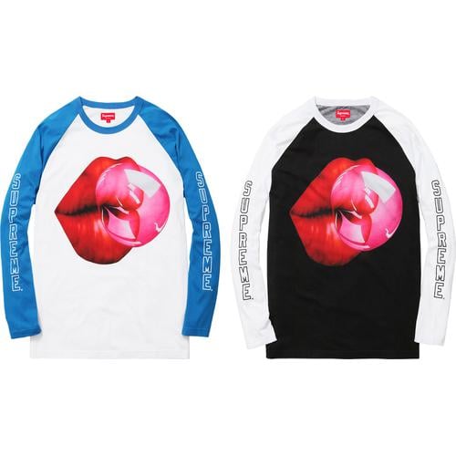 Supreme Bubblegum Raglan for fall winter 14 season