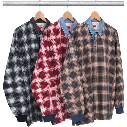 Supreme Plaid Rugby Top for fall winter 14 season