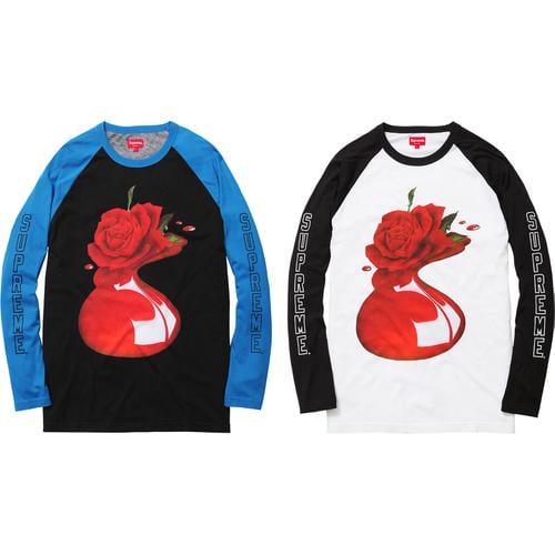 Supreme Melting Rose Raglan for fall winter 14 season