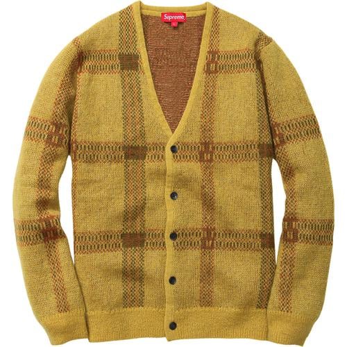 Supreme Plaid Mohair Cardigan (FW14)