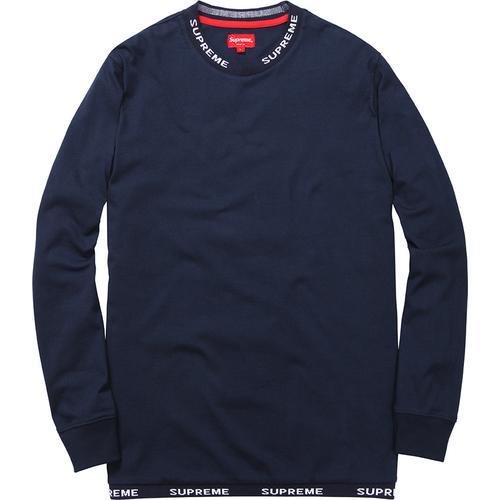 Supreme Logo Rib L S Tee (FW14)