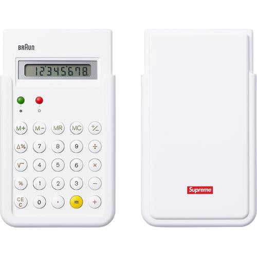 Supreme Supreme Braun ET66 Calculator for fall winter 15 season