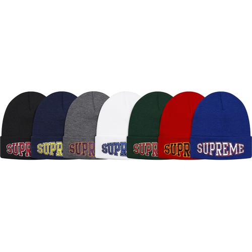 Supreme Warp Logo Beanie for fall winter 15 season