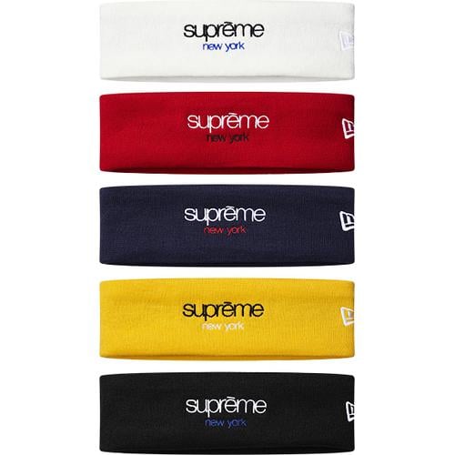 Supreme New Era Classic Logo Headband for fall winter 15 season