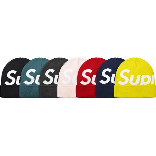 Supreme Big Logo Beanie for fall winter 15 season