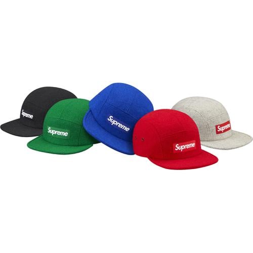 Supreme Harris Tweed  Camp Cap for fall winter 15 season