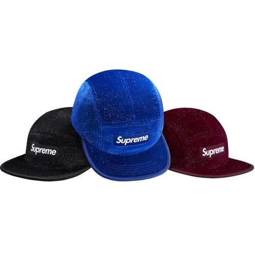 Supreme Velvet Camp Cap  for fall winter 15 season