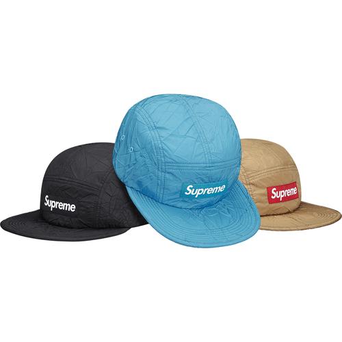 Supreme Wrinkled Nylon Soft Bill Camp Cap for fall winter 15 season