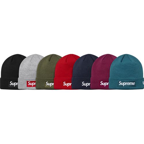 Supreme New Era Box Logo Beanie for fall winter 15 season