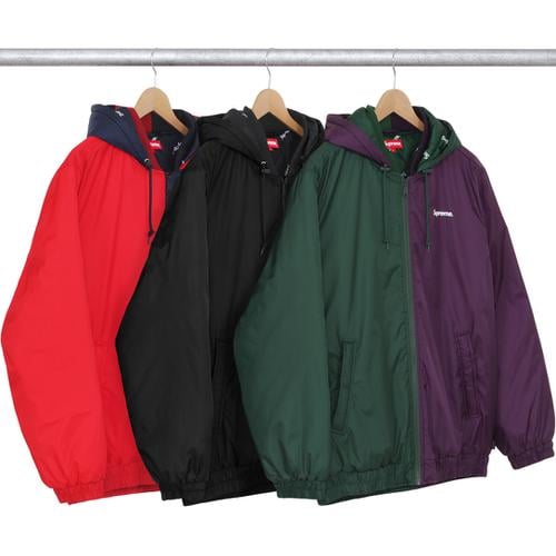 Supreme 2-Tone Hooded Sideline Jacket for fall winter 15 season