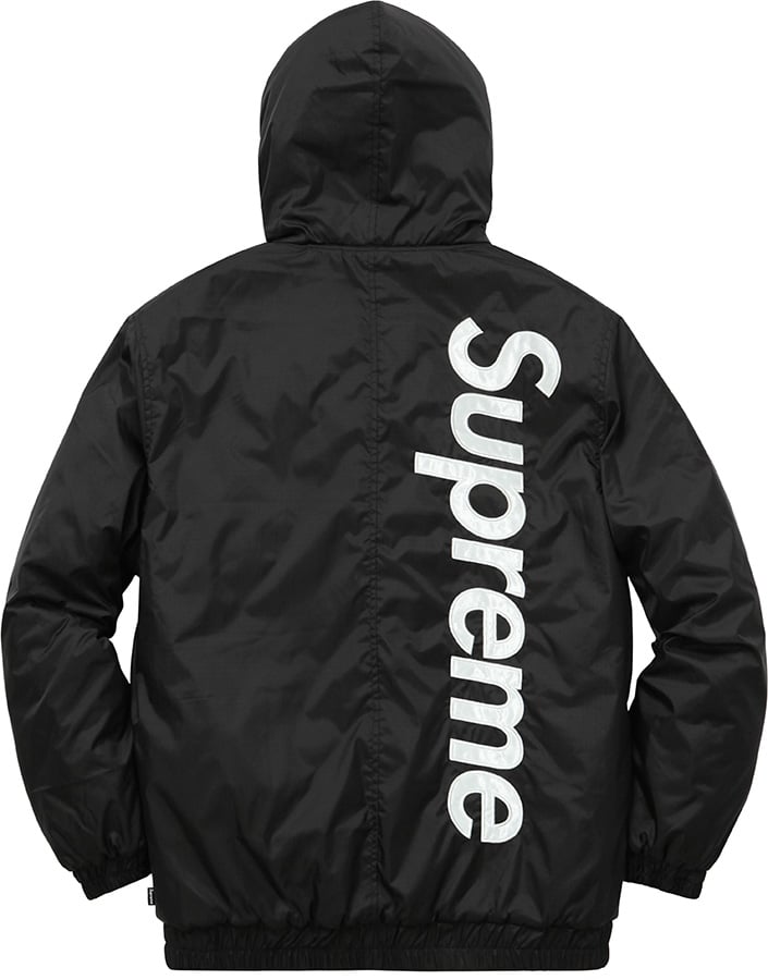 supreme 2-tone hooded sideline jacket