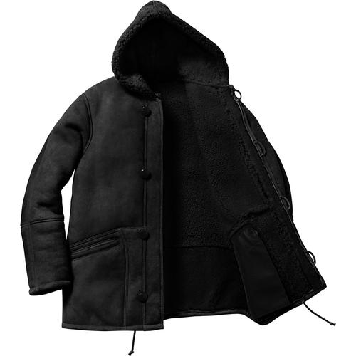 Details on Supreme Schott Hooded Shearling None from fall winter 2015