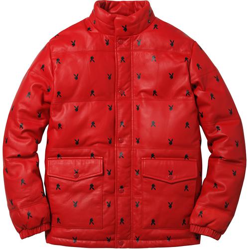 Details on Supreme Playboy© Leather Puffy Jacket None from fall winter
                                                    2015