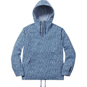 Fuck 'Em All Denim Hooded Pullover - fall winter 2015 - Supreme