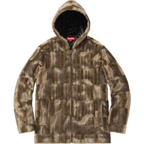 Supreme Faux Fur Hooded Zip Jacket (FW15)