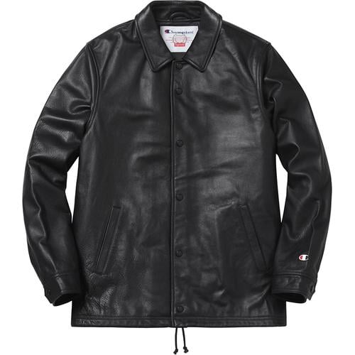 Details on Supreme Champion Leather Coaches Jacket None from fall winter
                                                    2015