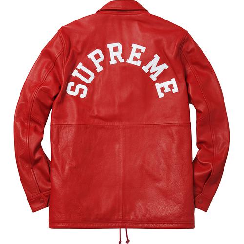 Details on Supreme Champion Leather Coaches Jacket None from fall winter
                                                    2015