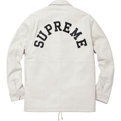 Details on Supreme Champion Leather Coaches Jacket None from fall winter
                                                    2015