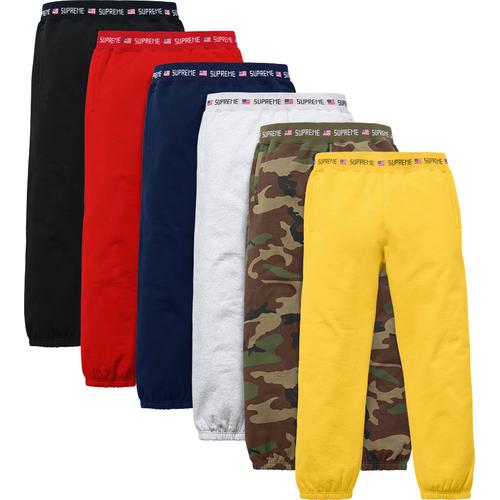 Supreme Logo Rib Sweatpant for fall winter 15 season