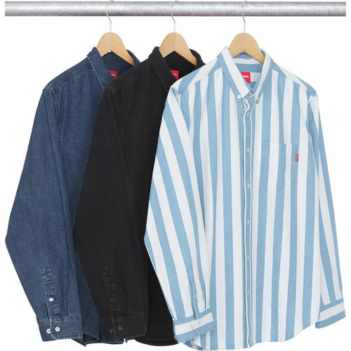 Supreme Faded Denim Shirt for fall winter 15 season