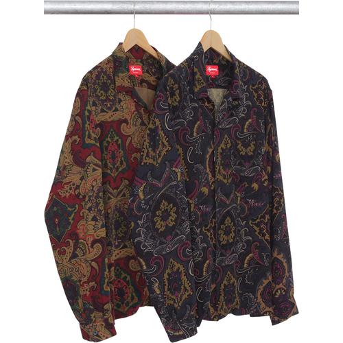 Supreme Paisley Shirt for fall winter 15 season