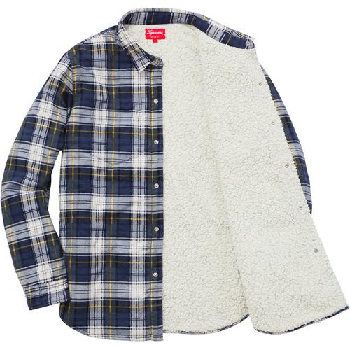 Details on Flannel Sherpa Shirt None from fall winter 2015