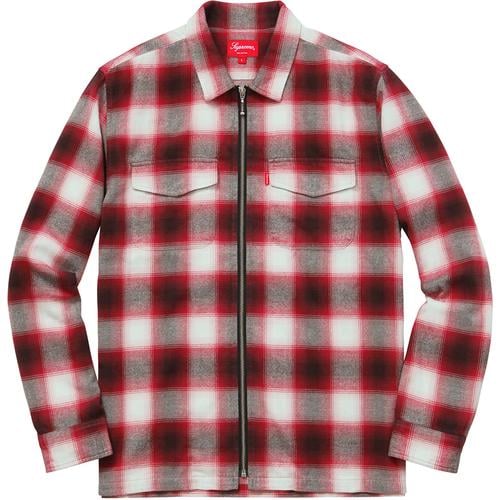 Details Supreme Shadow Plaid Zip-Front Shirt - Supreme Community