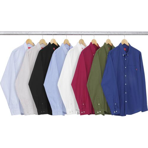 Supreme Oxford Shirt for fall winter 15 season