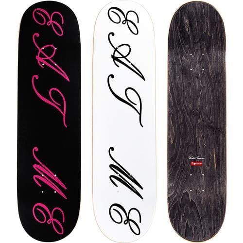 Supreme Eat Me Skateboard for fall winter 15 season