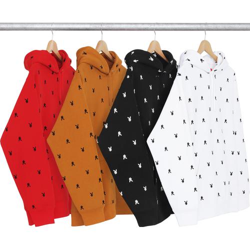 Supreme Supreme Playboy© Hooded Sweatshirt for fall winter 15 season