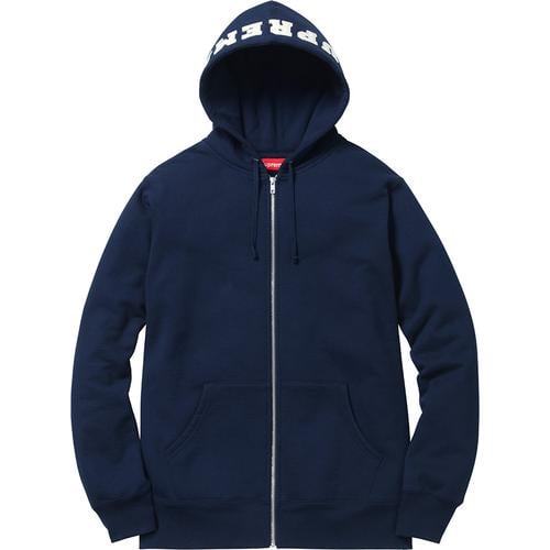 Details on Felt Hood Logo Zip-Up Sweat None from fall winter
                                                    2015