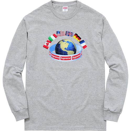 Supreme Worldwide L S Tee for fall winter 15 season