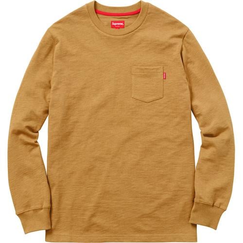 Supreme L S Pocket Tee for fall winter 15 season