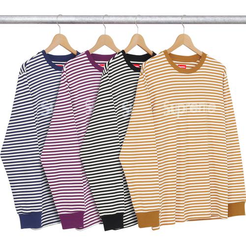 Details on Striped Logo L S Top from fall winter
                                            2015