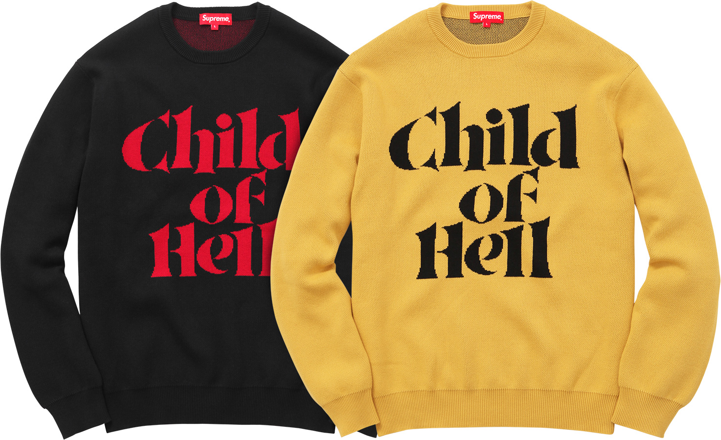 Child of Hell Sweater - fall winter 2015 - Supreme