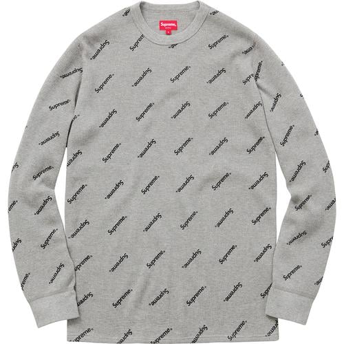 Details on Logo Waffle Thermal None from fall winter
                                                    2015