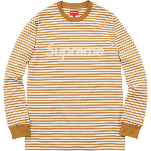 Details on Striped Logo L S Top None from fall winter 2015