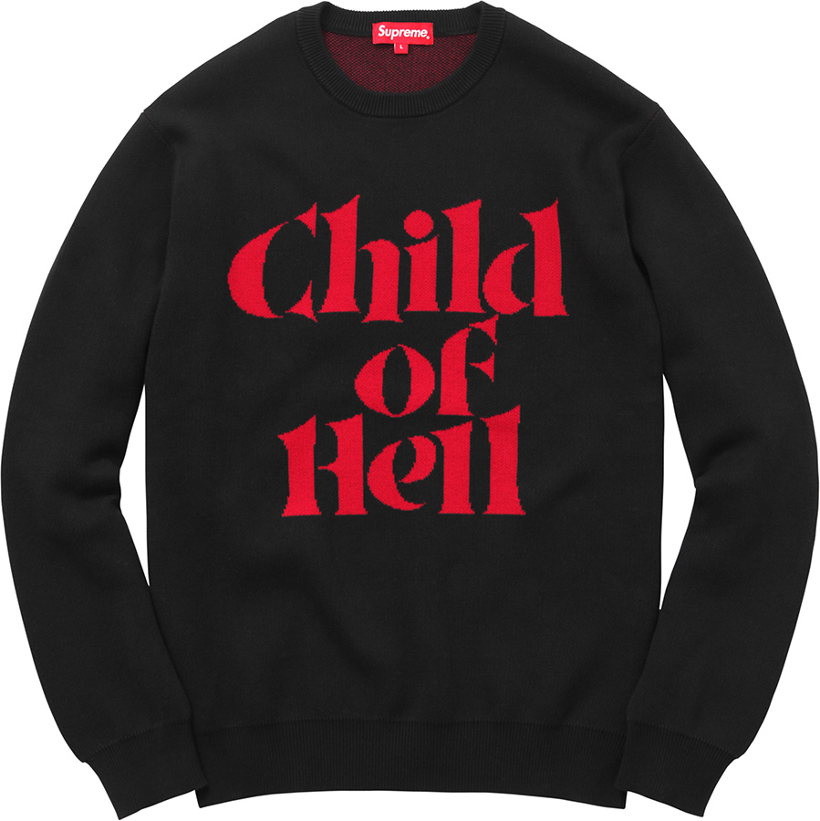 A4等級以上 Supreme   Child of Hell Sweater